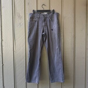 Carhartt Relaxed Fit Canvas Work Pants Mens Utility 32x30 Gray Workwear